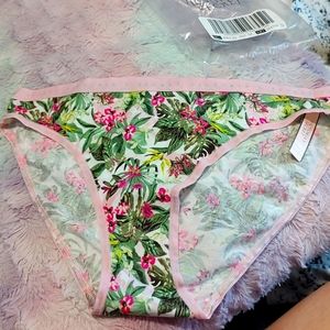 Victorias secret floral panties NWT